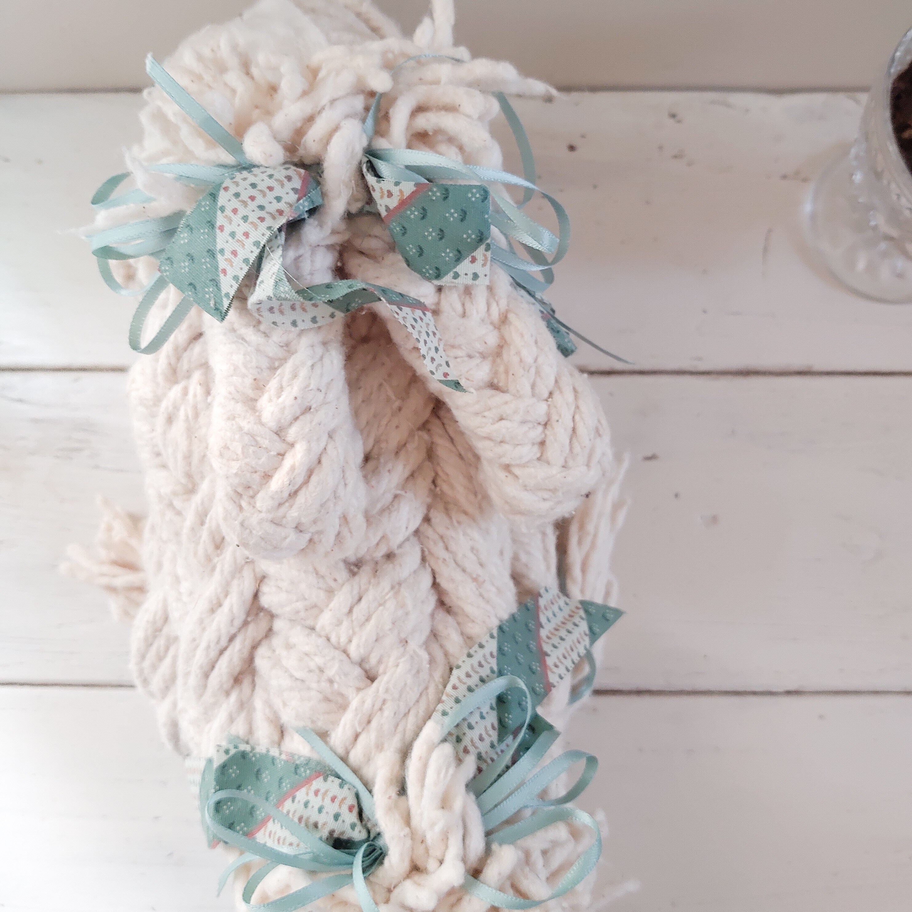 Vintage handmade mop bunny Etsy