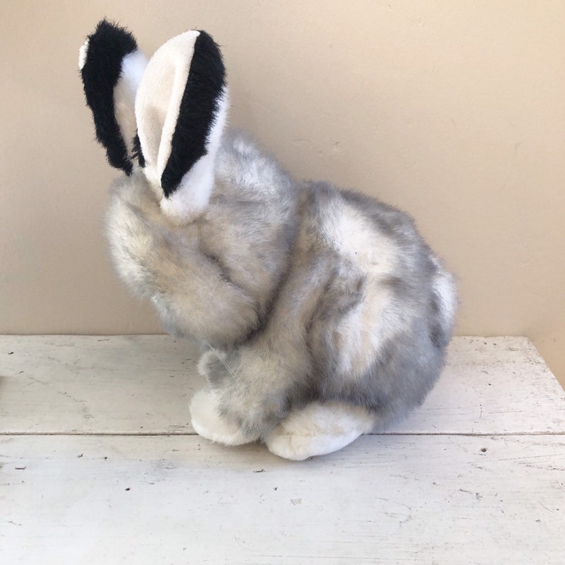Vintage Snow Furry Bunny Rabbit | Etsy