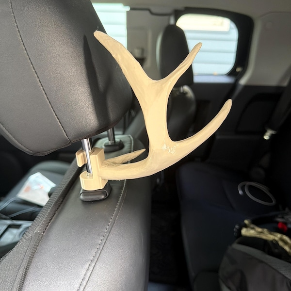 Antler 車用ヘッドレスト ボウラック、ハードハットフック、ハンティングギアホルダー