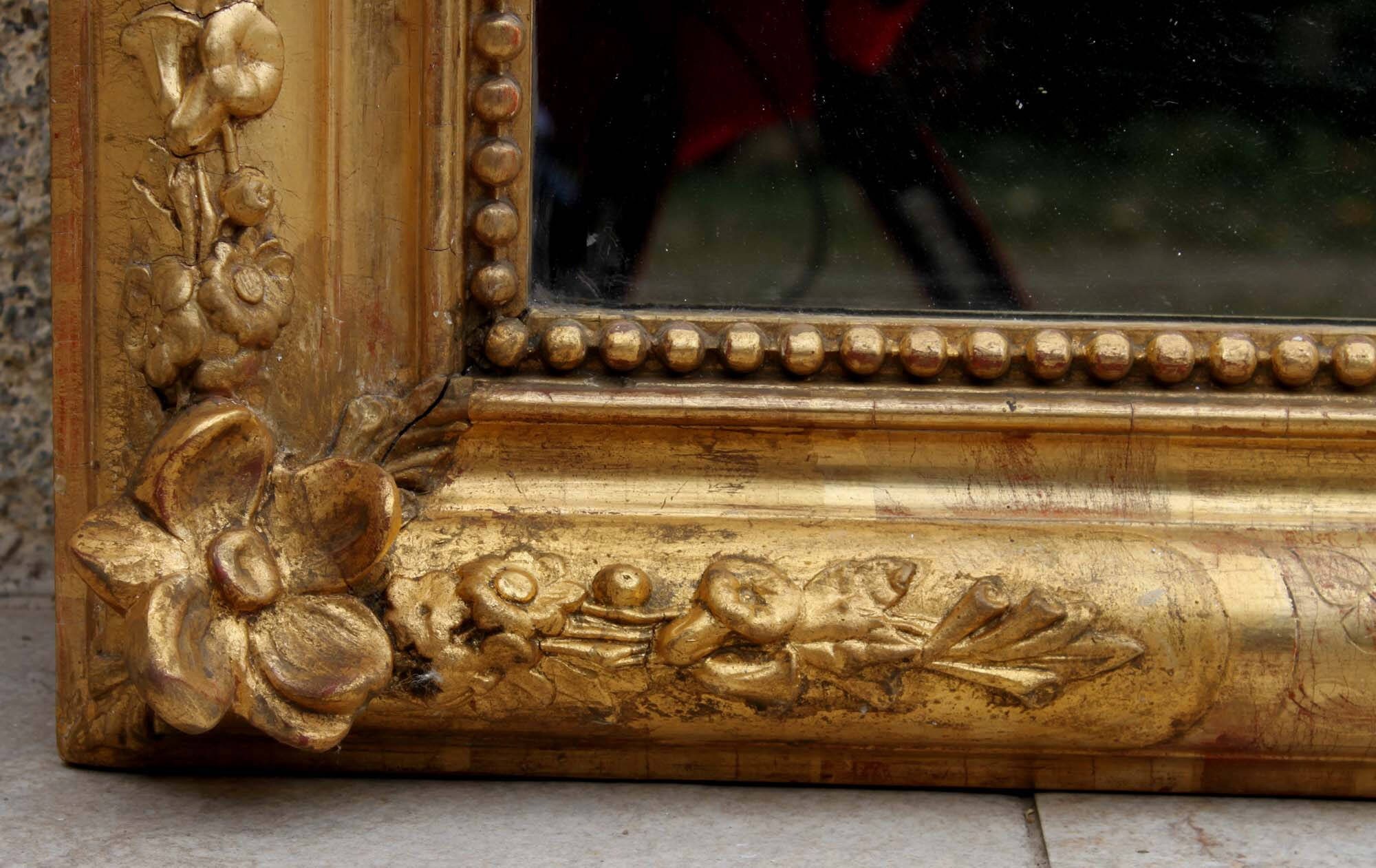 Antique Mirror French Full Length Mirror Louis Philippe Etsy