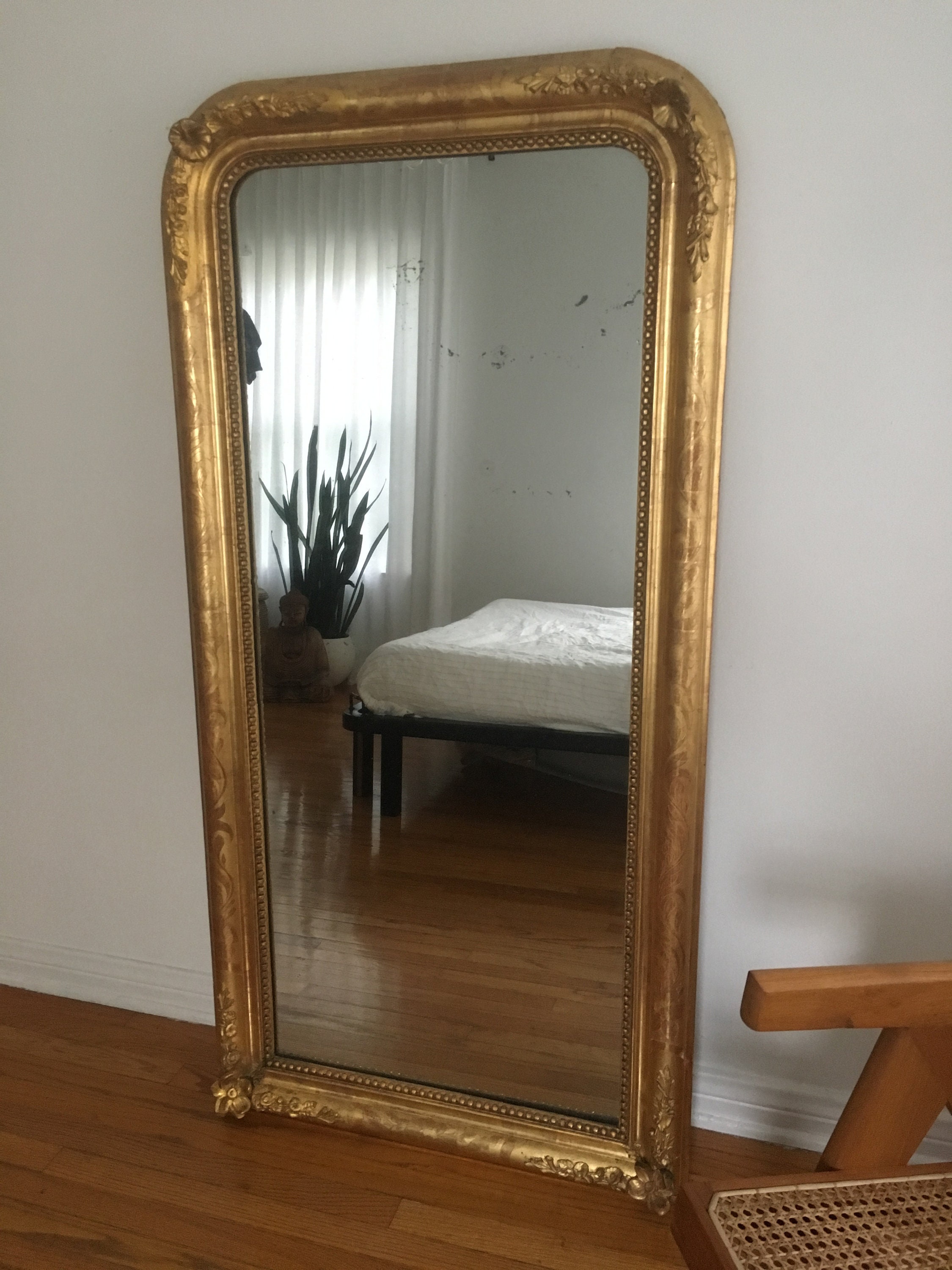 Antique Mirror French Full Length Mirror Louis Philippe Etsy