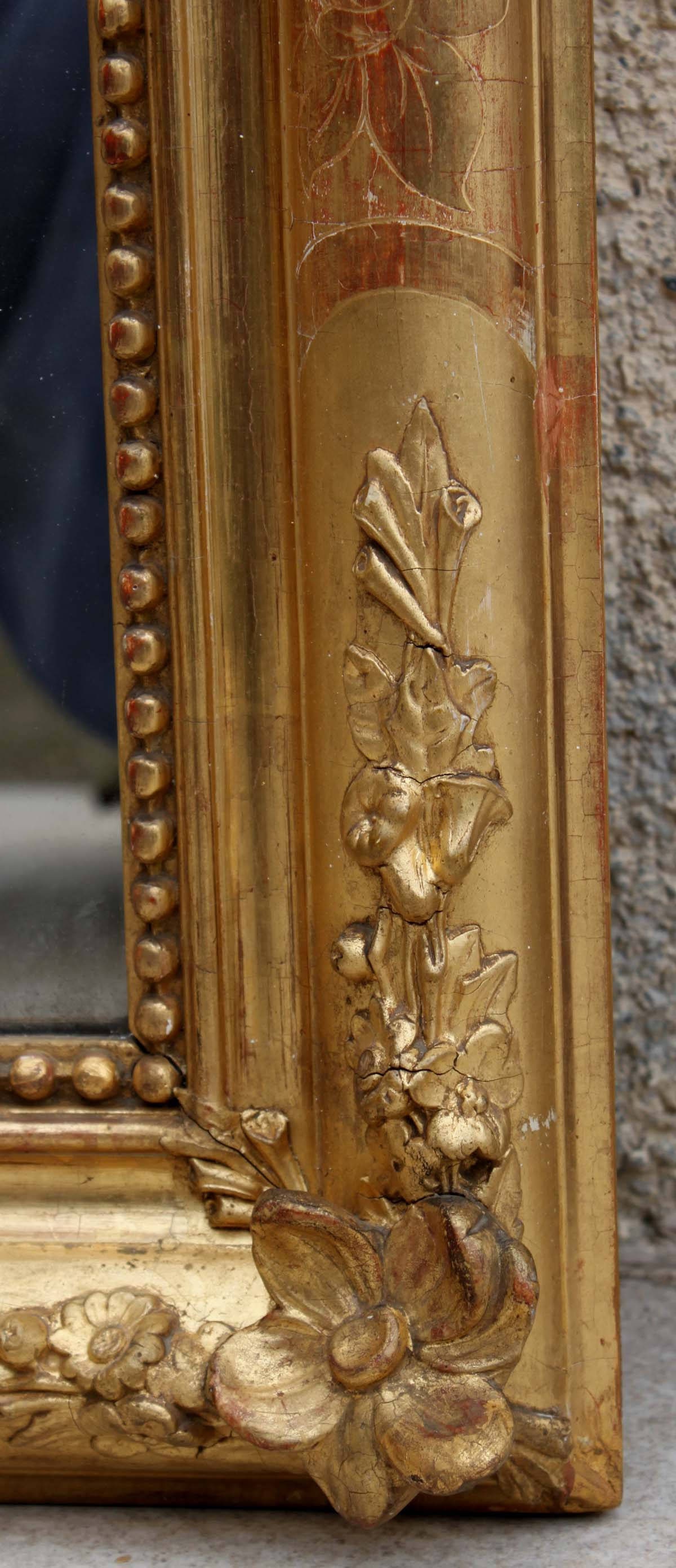 Antique Mirror French Full Length Mirror Louis Philippe Etsy