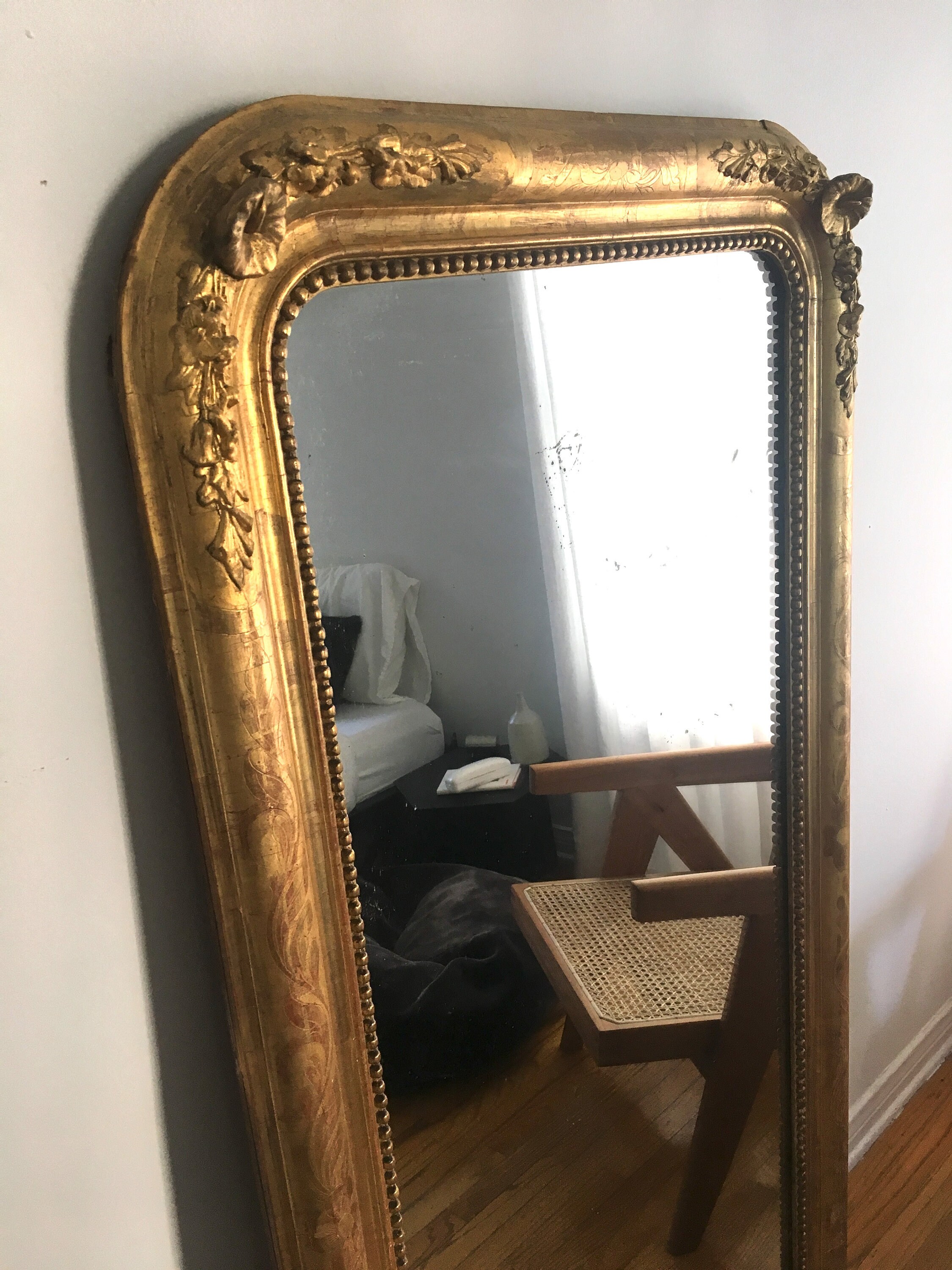 Antique Mirror French Full Length Mirror Louis Philippe Etsy
