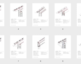 10 Typical Eaves Details | Architectural Detail Reference Set | High-Resolution PDF en/de | PDF Download