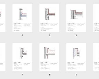 10 Typical Attica Details | Architectural Detail Reference Set | High-Resolution PDF en/de | PDF Download