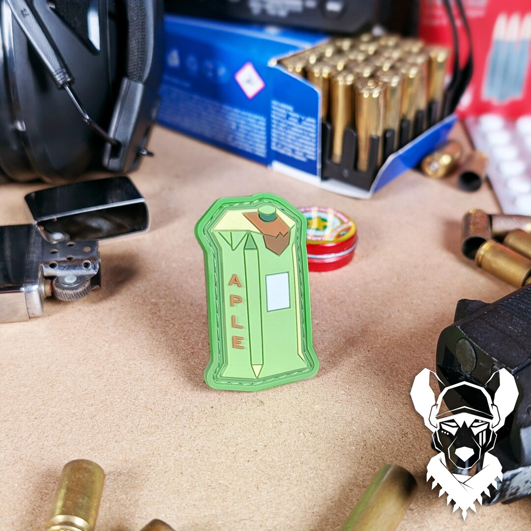 Aple Juice Escape From Tarkov PVC Morale Patch Etsy