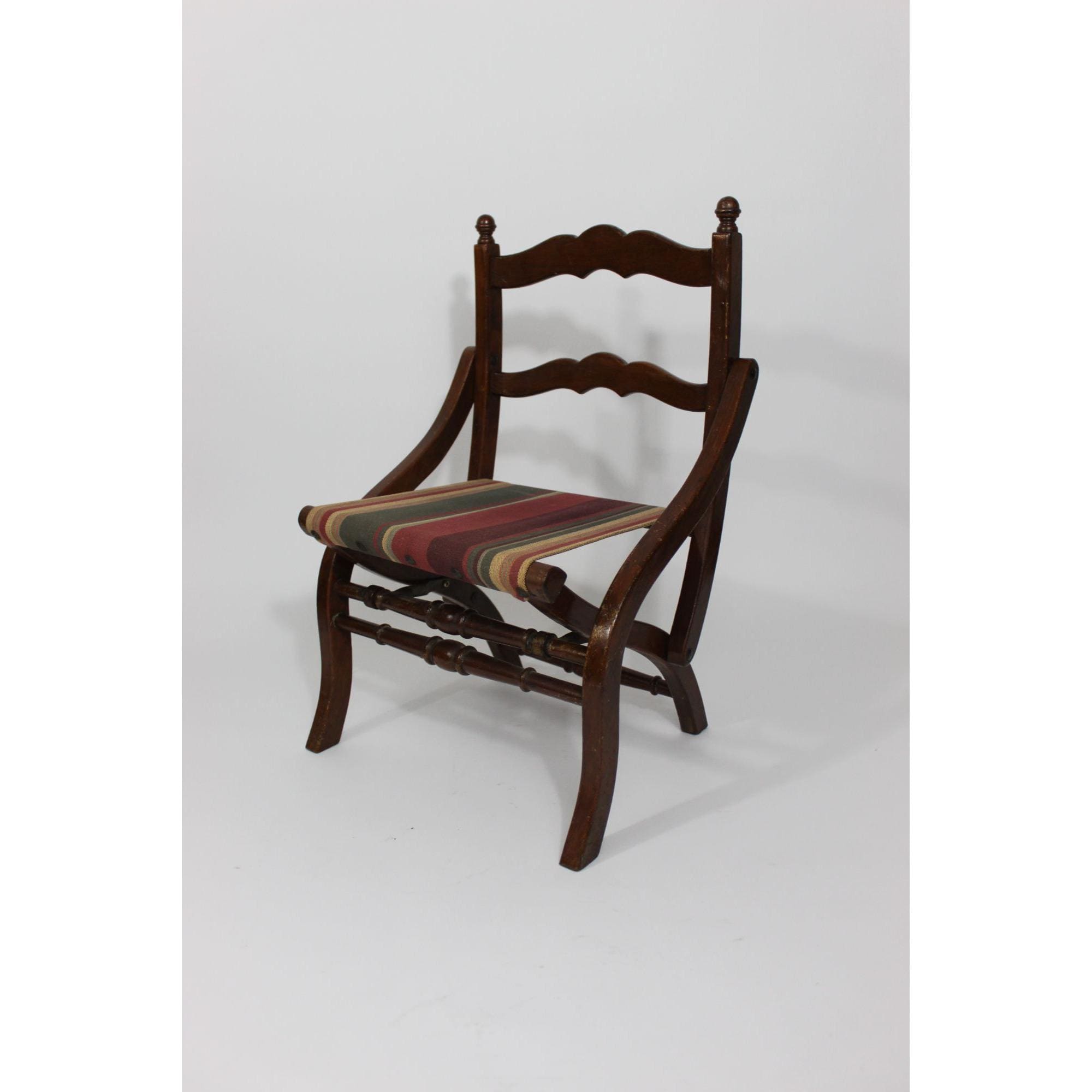 Antique wooden folding chair - Etsy 日本