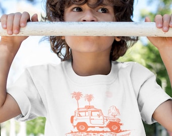 Toyota FJ40 Kids T-Shirt Orange