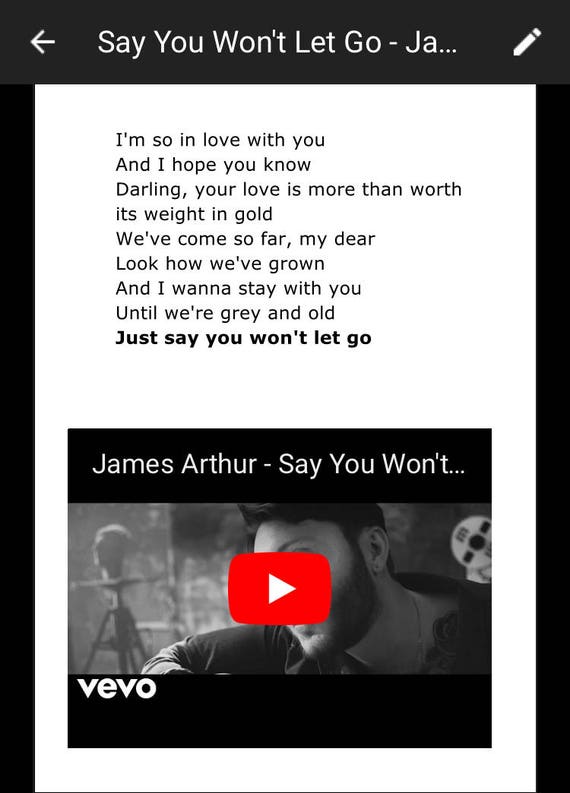 Personalised Cushion 2nd Cotton Anniversary James Arthur Say You Won't Let Go 