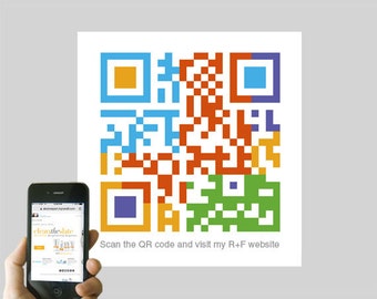 Custom Rodan and Fields logo design, R and F QR code business card design, RF logo, promote, Consultant website, skincare, digital file only