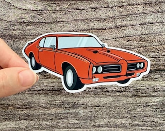 Calcomanía para Pontiac GTO Judge de 1969: Calcomanía clásica de muscle car