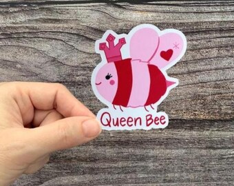 Pegatina de la abeja reina
