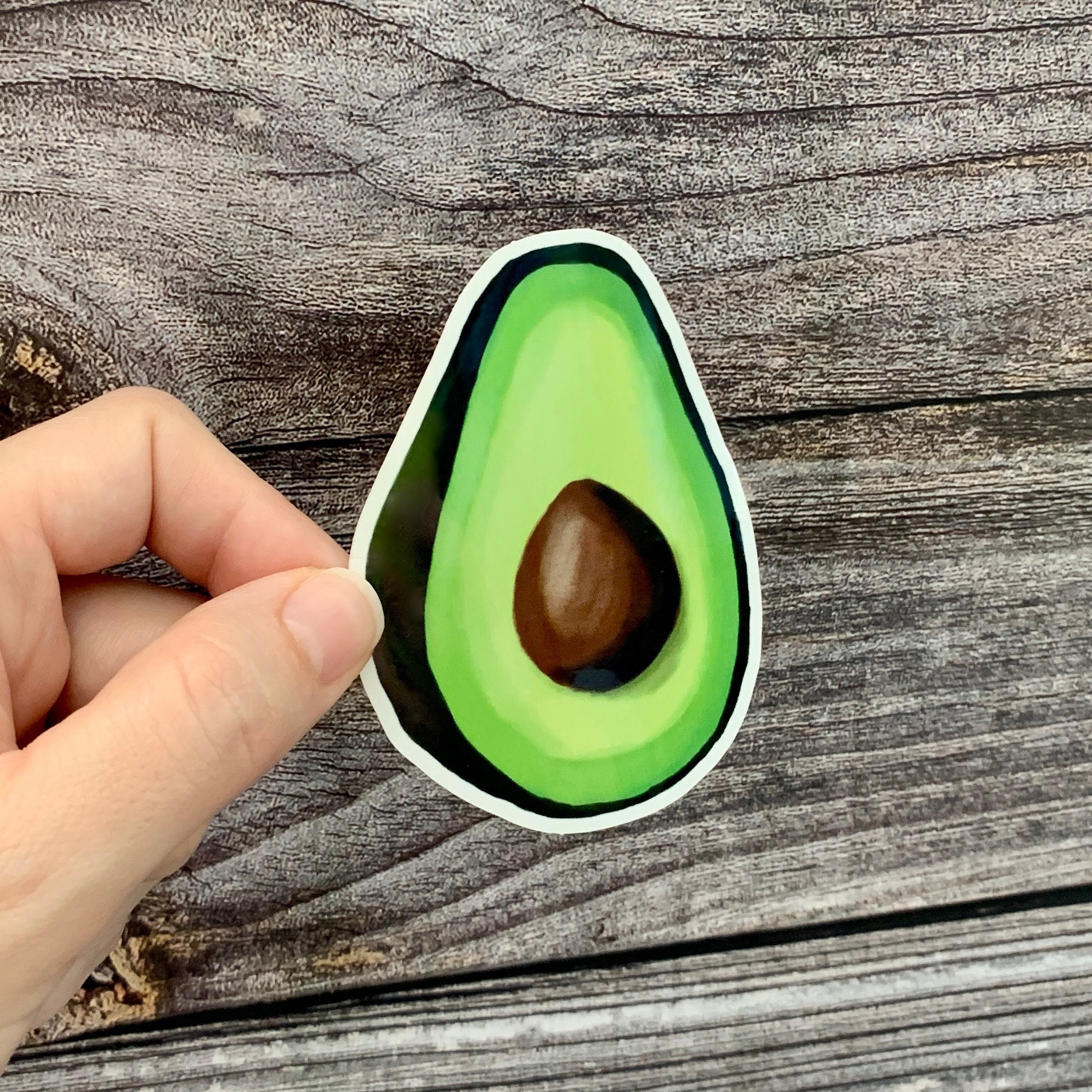 Avocado Sticker Vinyl Stickers Farm Stickers Cute Stickers Etsy
