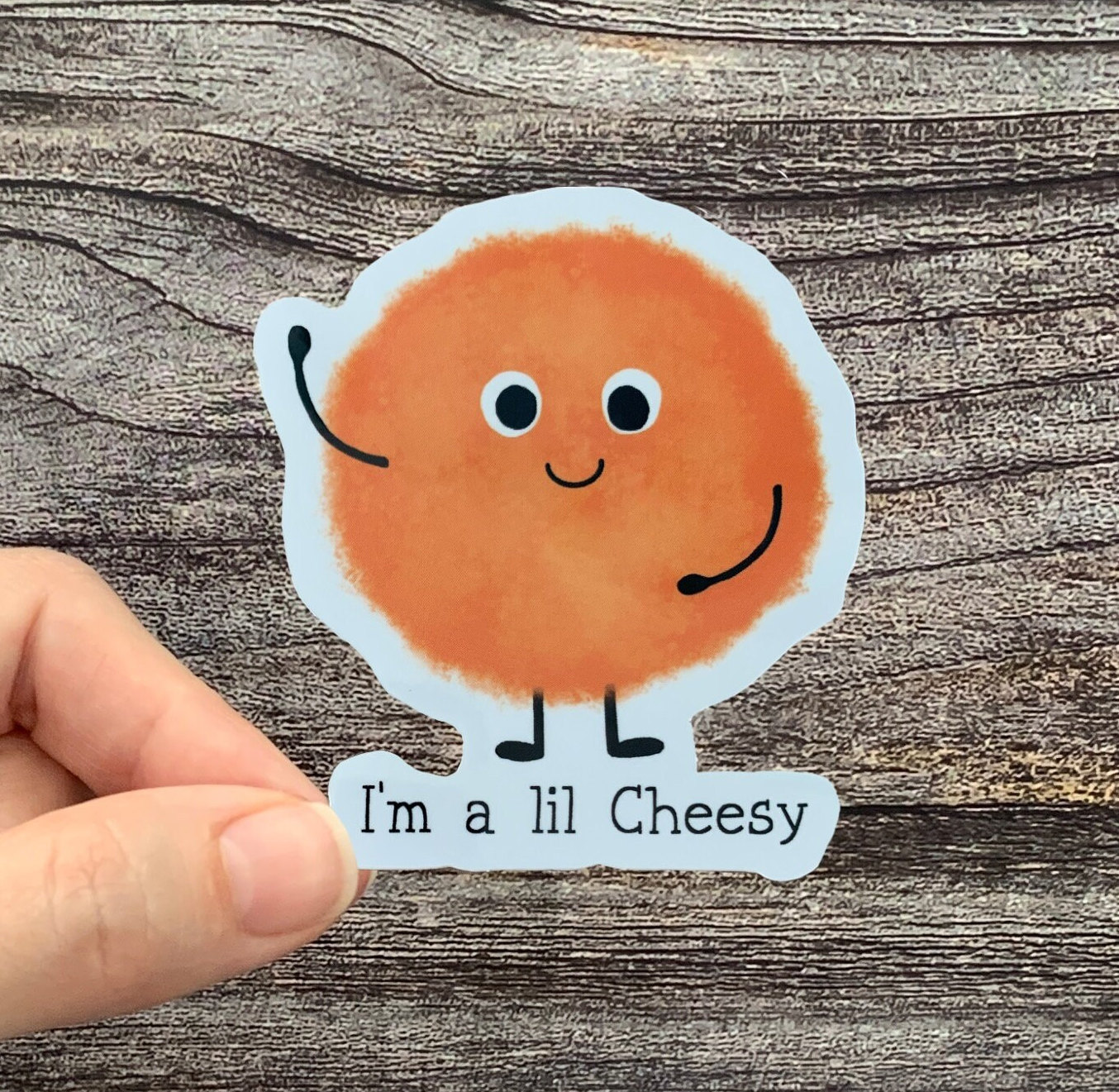 Kawaii Cheese Ball Sticker: Waterproof Cheeto Lover Gift - Etsy