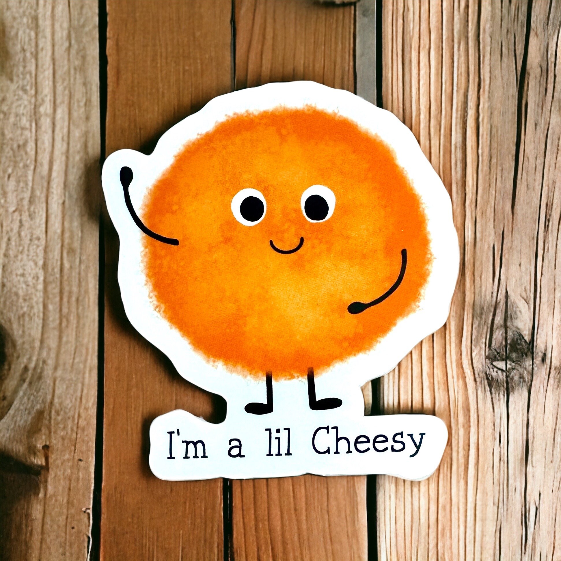 Kawaii Cheese Ball Sticker: Waterproof Cheeto Lover Gift - Etsy