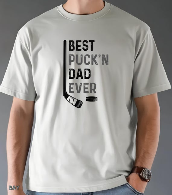 Best Puckn Dad Ever Hockey Shirt, Hockey Dad Tshirt, Fathers Day
