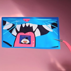 Derpy Tiger| Kpop Dämonenjäger Aufkleber | Kitty Dämon Aufkleber | Kpop|