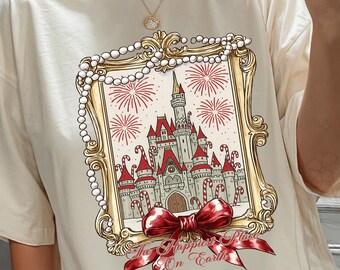 Comfort Colors® Disney Magical Castle Coquette Shirt, Magic Kingdom Sweatshirt, Disneyworld tee, Disney Trip, magical world shirt, Disney