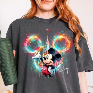 Vintage Mickey Mouse Shirt, Disney Mickey T-Shirt, Retro Mickey Shirt, Disney Trip Shirt, Checkered Mickey Shirt, Mickey Fantasia Shirt