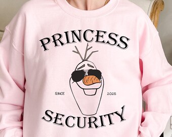 Disney Princess Security Since 2025 Olaf Shirt, Olaf Shirt, Father Day's Shirt, Disney Olaf Shirt, Disney Dad Shirt, Happy Father's Day