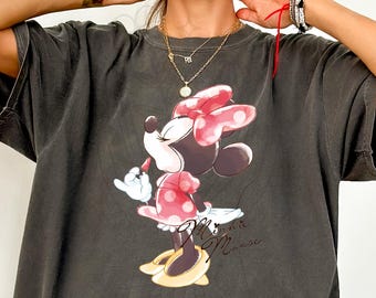 Niedliches Mini Maus Shirt, Disney Mädchen Reise Shirt, passende Minnie Ohren Shirt, Disneyland magische Urlaub Outfit, Disney Minnie Pullover