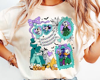 Camiseta de Halloween de Disney, camiseta de Halloween de Mickey y sus amigos, fiesta de Halloween de Mickey, camiseta de Halloween de Disneyland, camiseta de Disney