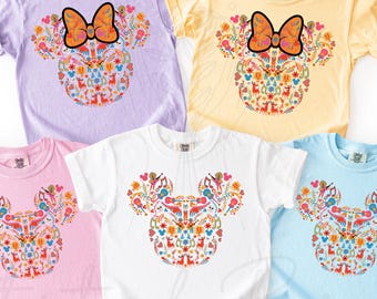 Camiseta Un Poco Loco, camiseta Coco de Disney, camiseta Coco con cabeza de Mickey de Disney, camiseta con personajes Coco de Disney, Disney a juego personalizada, camiseta Minnie Loca