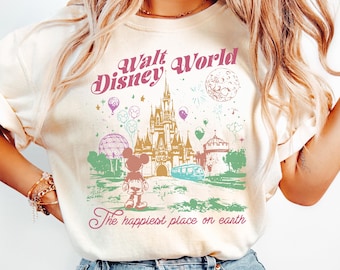 Vintage Disneyworld Shirt, Retro Walt Disneyworld Shirt, Mickey And Friends Shirt, Disney 2025 Trip, Disneyworld Shirt, Retro Disney Shirt