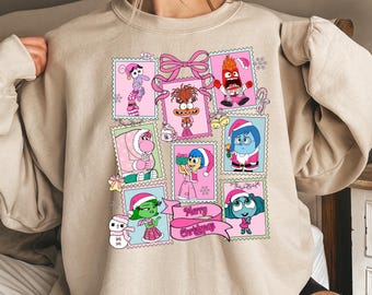 Disney Pixar Inside Out Christmas Sweatshirt & Shirt, Inside Out Xmas Family Trip Tee, Disney Pixar Holiday Shirt, Christmas Matching Shirt