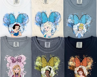 Camiseta de todos los personajes de Disney, camiseta de Mickey Friends, camiseta de Toy Story, camiseta de Star Wars, camiseta de princesas de Disney, camiseta familiar a juego de Disneyland