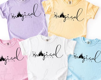 Disney Shirts, Magical Shirt, Disney Magical T-shirt, Disney Vacation Shirt, Mickey Shirts, Minnie Shirt, Unisex Shirt,Women's Shirts