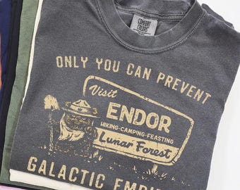 Comfort Colors® Ewok Star Wars Shirt, Ewok Endor National Park Protect Our Forest Shirt, Vintage Star Wars Waldlager Shirt, Disney Shirts