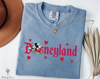 Comfort Colors Couple Matching Disney Valentines Shirt, Sweethearts Nite Disney Tee, Disneyland Honeymoon Shirt, Disney Couple Valentine Tee