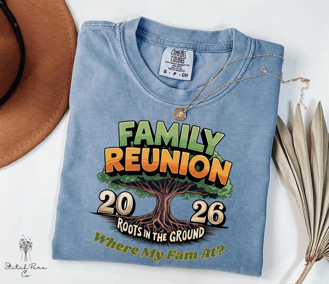 Comfort Colors Family Reunion 2026 T-shirt, Matching Family Shirt ...
