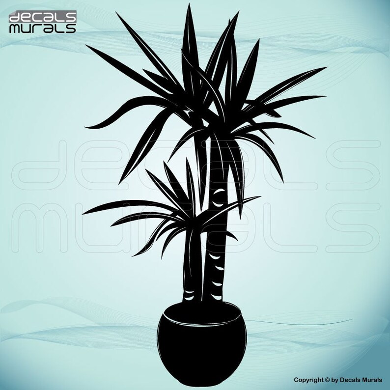 Wall Decals HOUSE PLANT Vinyl Art Stickers Modern Decor by Etsy