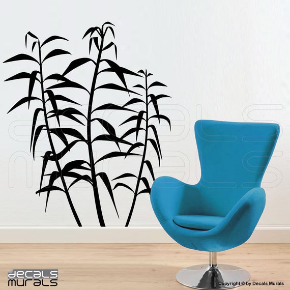 Wall decals REEDS Modern wall stickers Vinyl art decor by Etsy