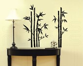 Wall decals BAMBOO Modern wall stickers - Vinyl art decor by Decals Murals (28x28)