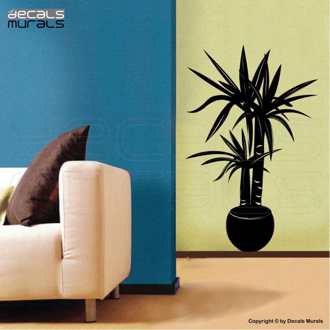 Wall Decals HOUSE PLANT Vinyl Art Stickers Modern Decor by Etsy