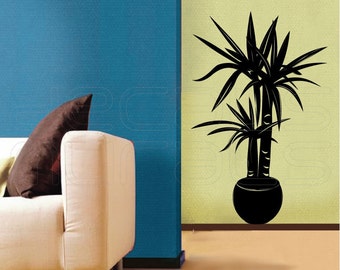 Wall decals HOUSE PLANT Vinyl art stickers - Modern decor by Decals Murals (22x34)