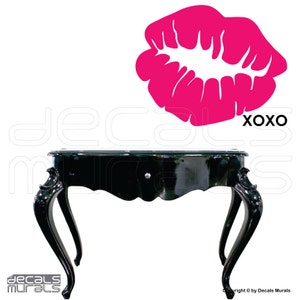 Wall decals POP ART LIPS a big kiss xoxo surface graphics by Decals Murals image 1