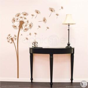 Wall decals DANDELION FLORAL DECAL Vinyl art decor sticker image 3