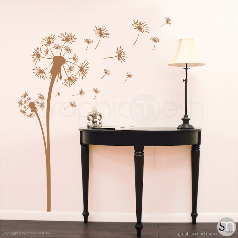 Wall decals DANDELION FLORAL DECAL Vinyl art decor sticker image 3