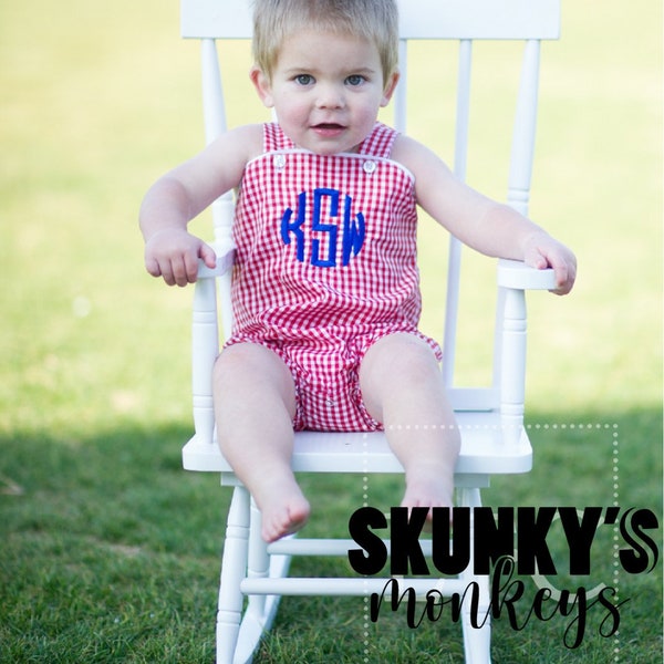 Baby boy bubble romper, Navy monogrammed bubble, personalized romper, baby boy monogrammed outfit