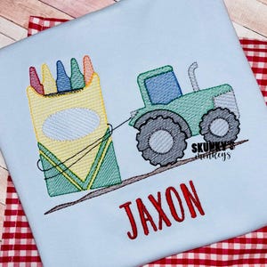 Boys Back to School Shirt, First Day of School Shirt, Boys Kindergarten Shirt, Boys SchoolShirt, Personalized Appliqué shirt, Embroidered