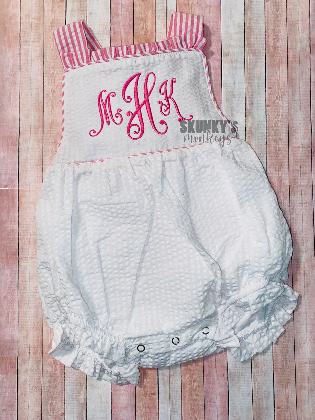 Beet World Bubble Baby Girls Romper main image 0