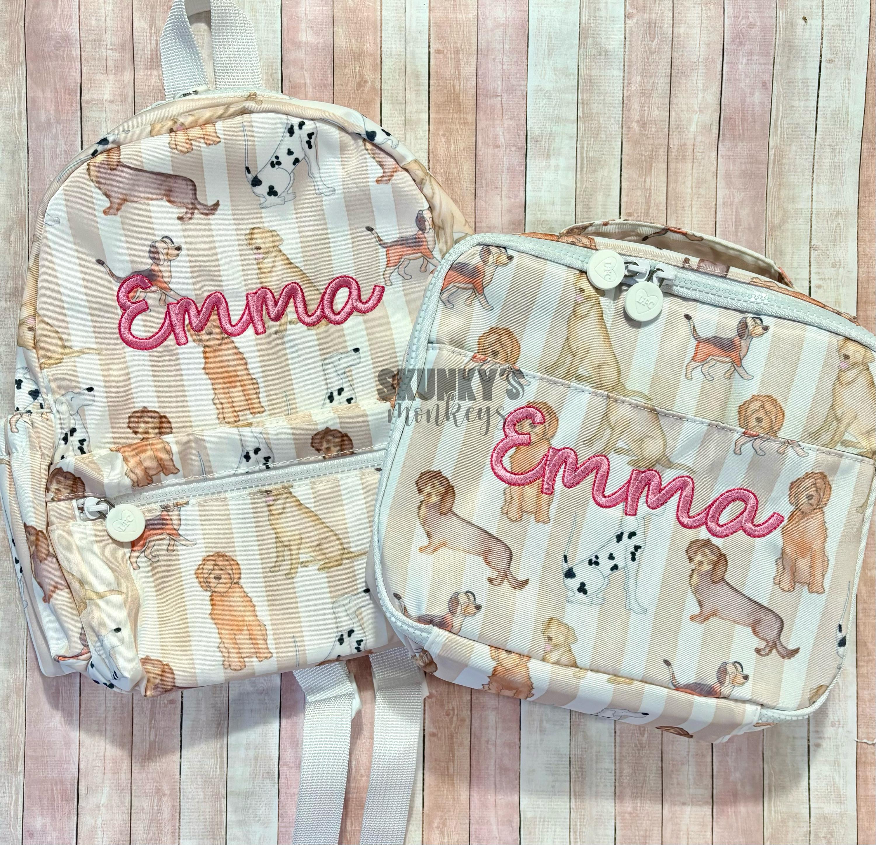 Cute Puppy Face Pink Ombre Mini Backpack Faux Leather Dog Ears | NWT This blush kitty mini backpack is giving ✨soft girl magic  main image 4