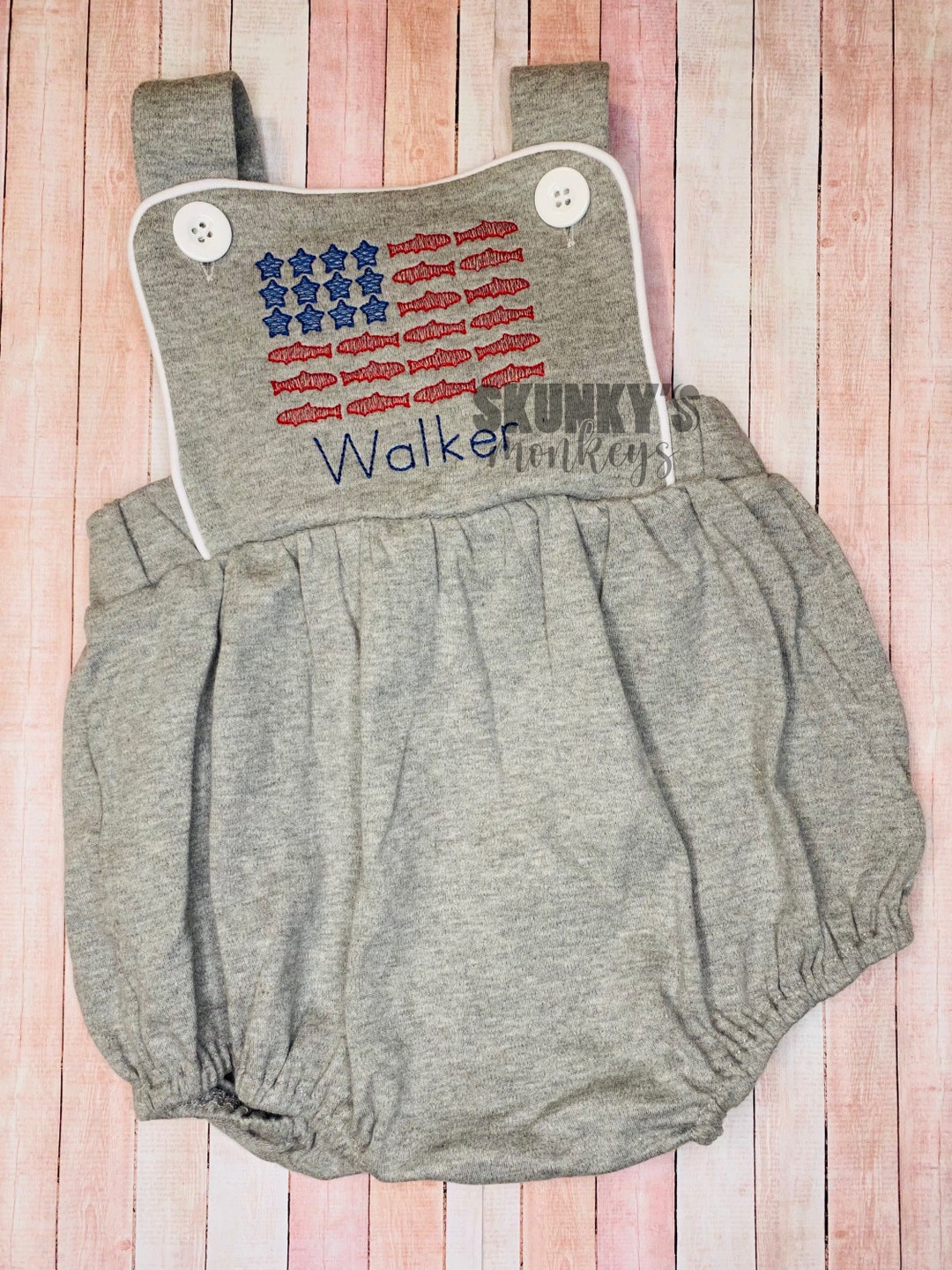 Bailey Boys Patriotic Pup Knit Bubble main image 0