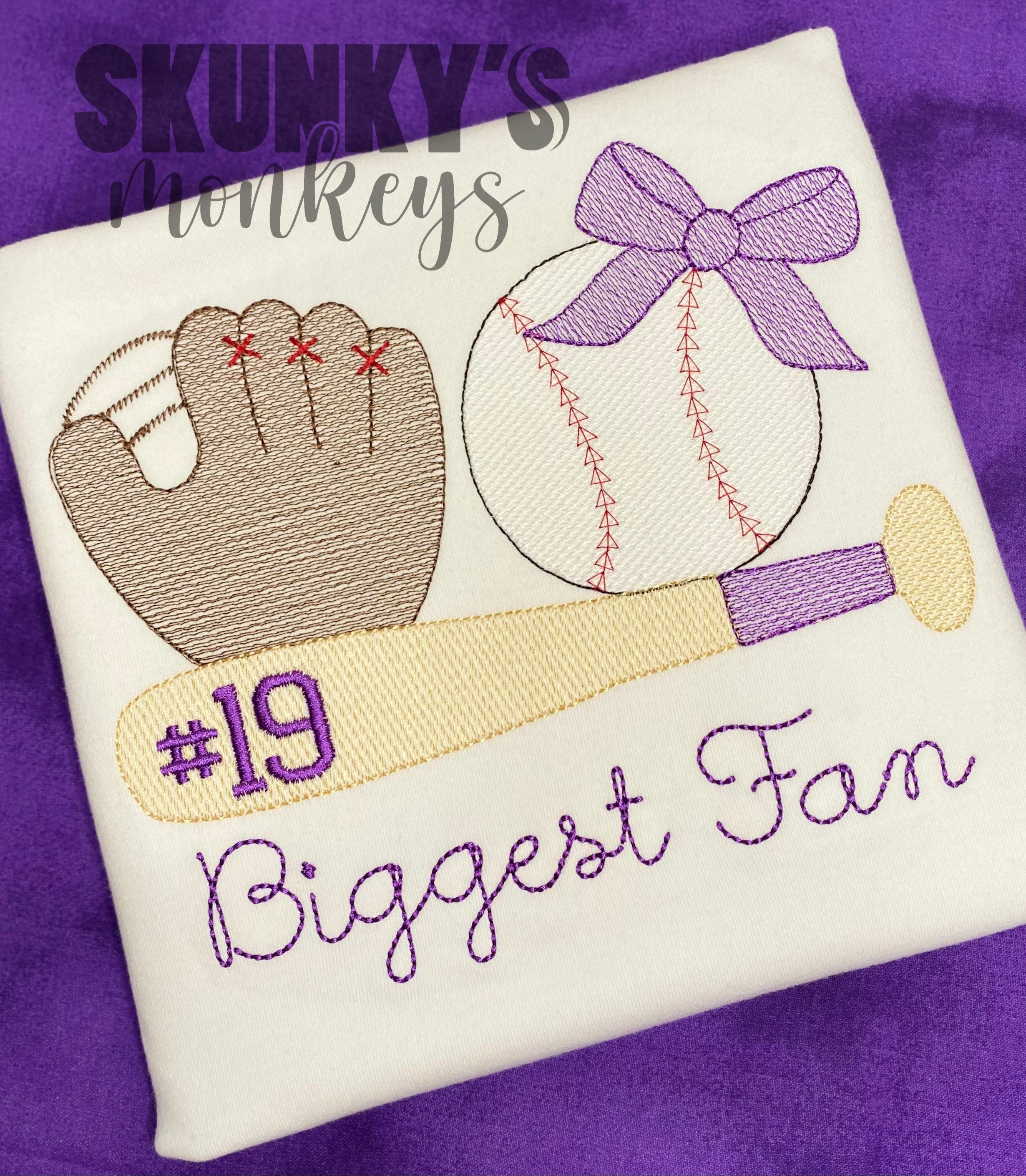 Baseball Sister Shirt, Baseball Biggest Fan, Little Sister Shirt, Baseball Outfit, Tee Ball Shirt, Appliqué Embroider Shirt, Personalized