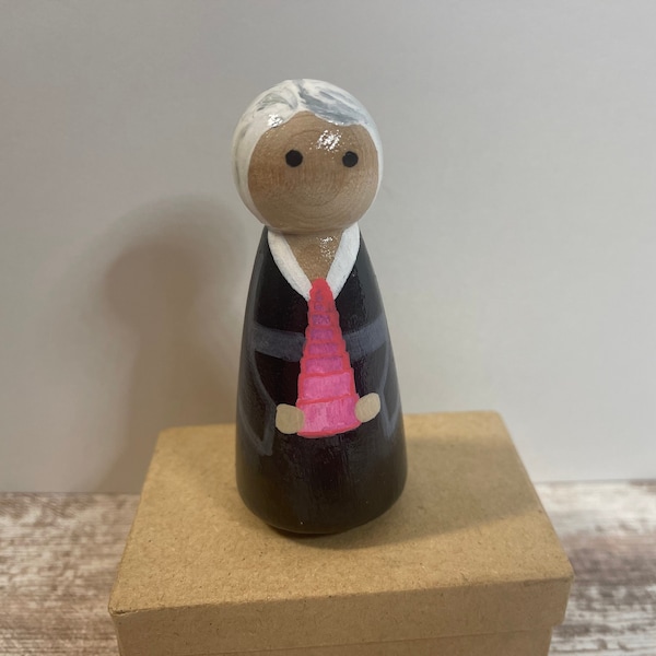 Maria Montessori peg doll / Montessori teacher gift /teacher gift