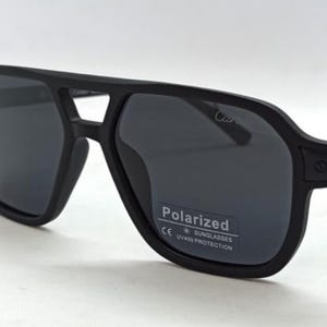 Cartier Matte Black Polarized Sunglasses